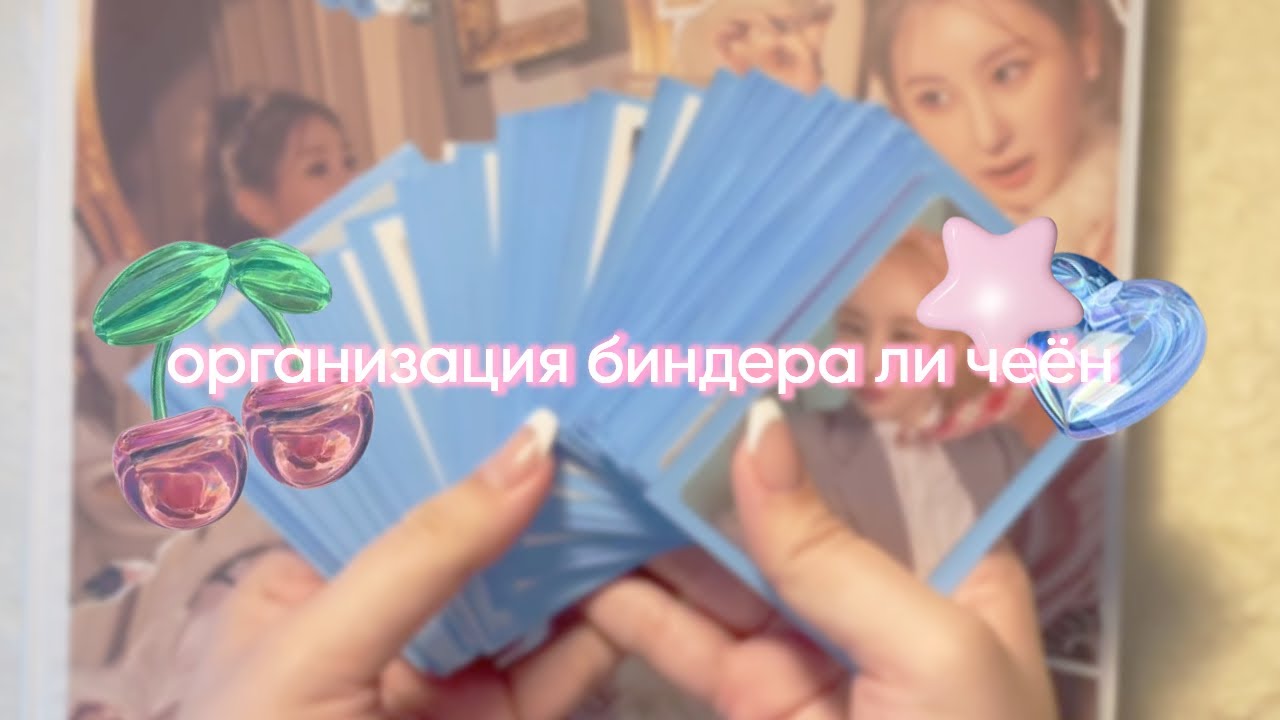 организация биндера ли чеён ୨୧ lee chaeyeon binder organization