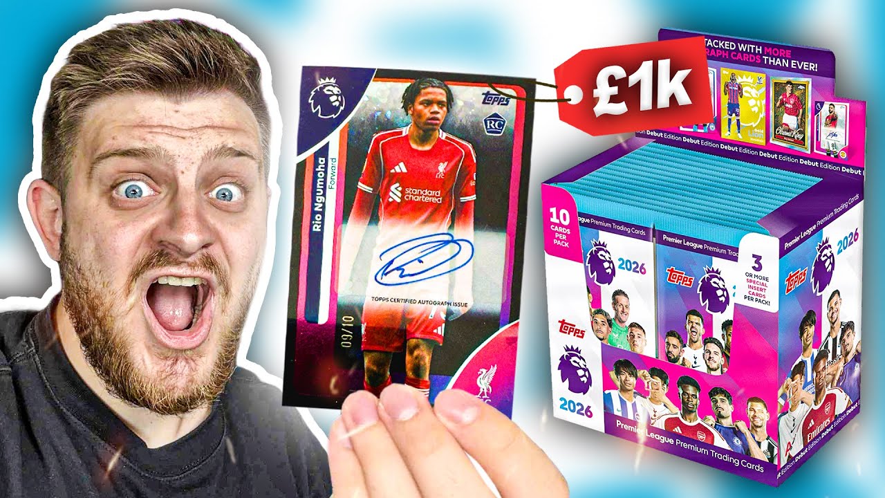 HUNTING for AUTOGRAPH CARDS in TOPPS PREMIER LEAGUE 2026! (Full Box Opening!)