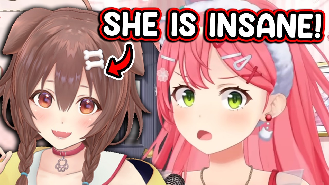 Miko was Shocked by what Korone did...