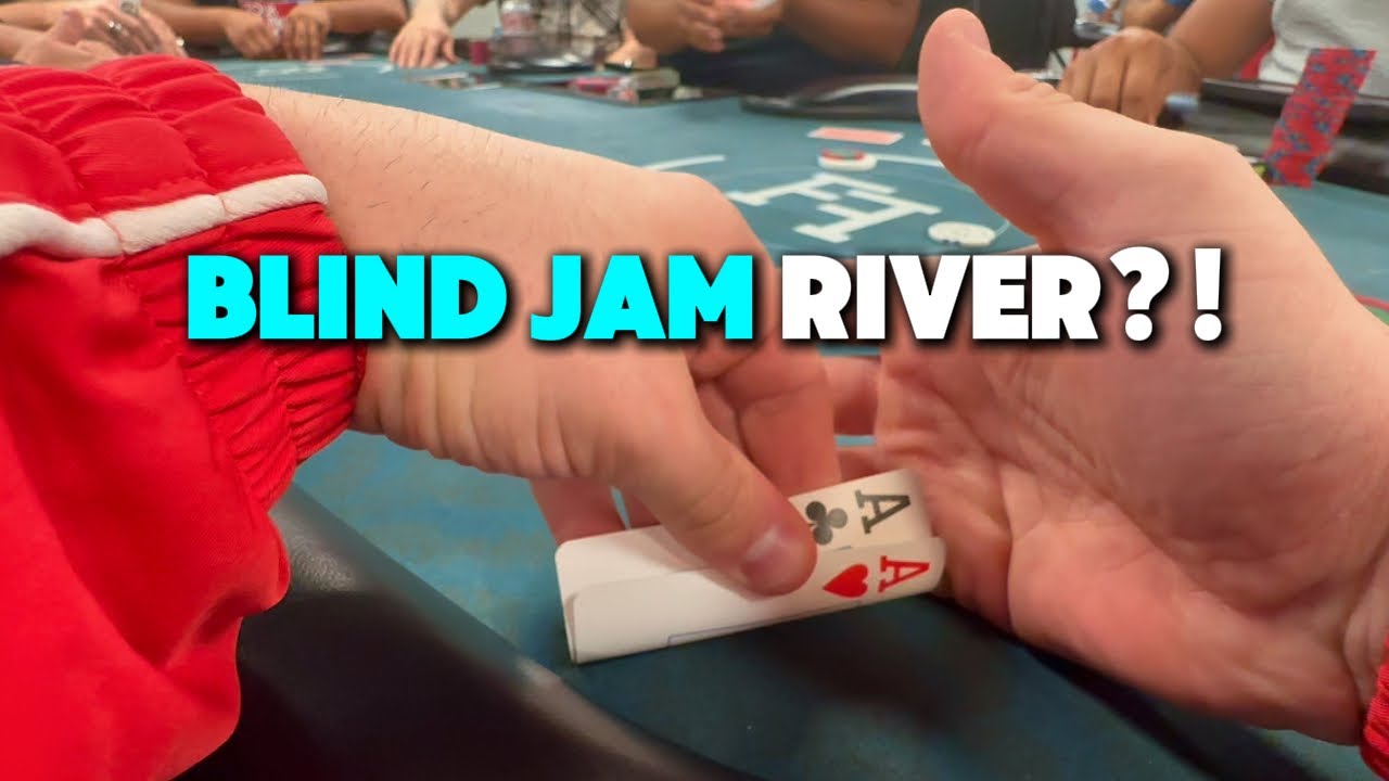 I get ACES my FIRST HAND and I JAM ALL-IN DARK?!