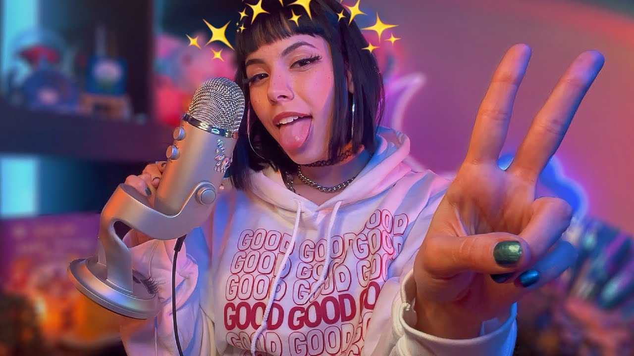 ASMR mouth sounds + “goodgoodgood” ♥️🤍