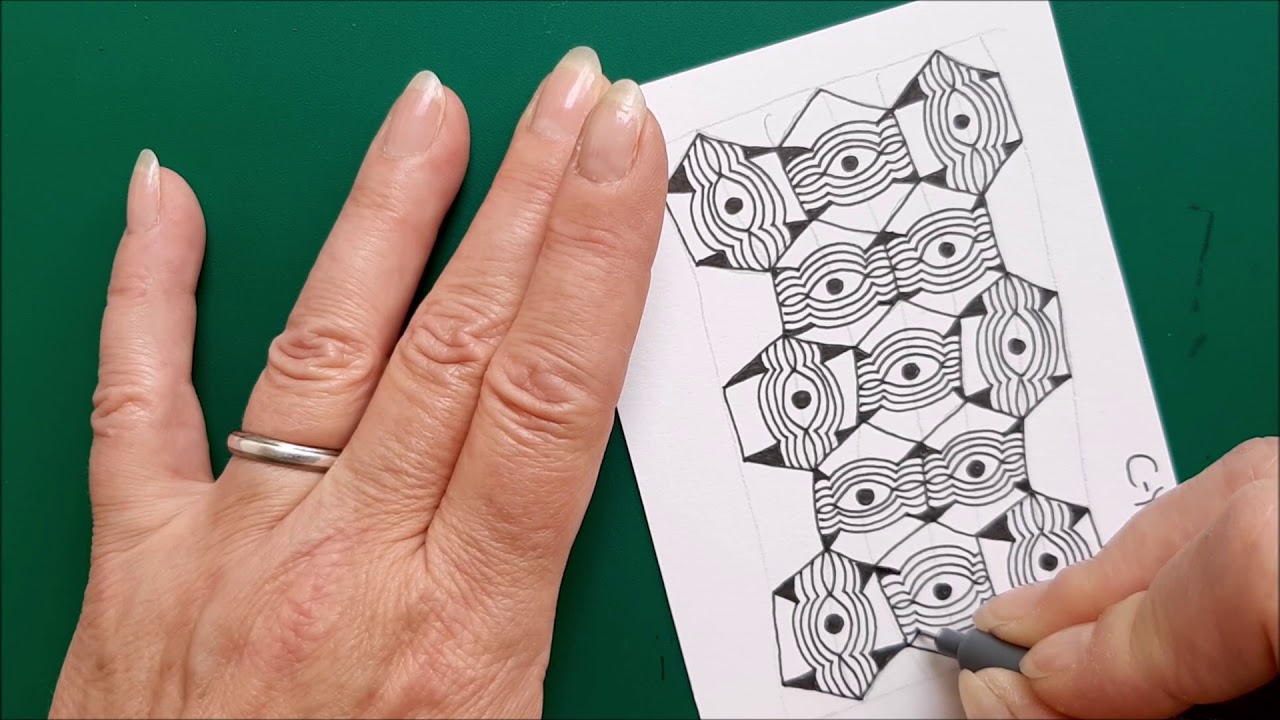 How to draw pattern C-You