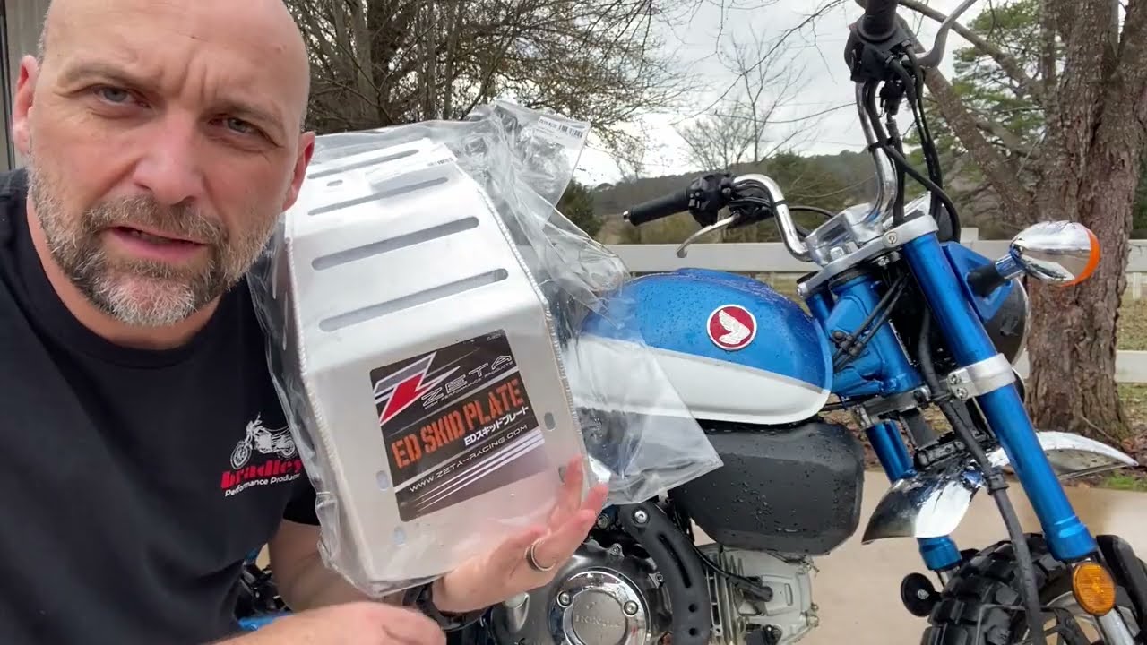 Zeta Racing Skid Plate for the Honda Monkey