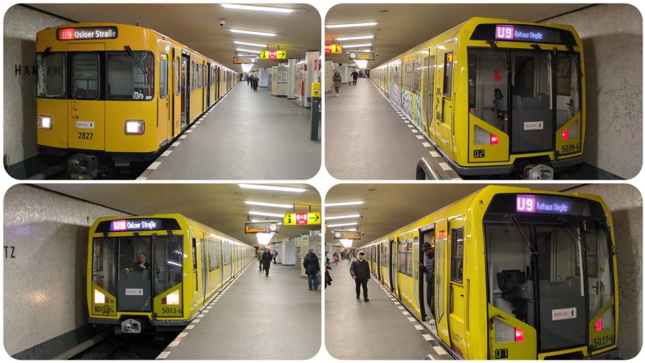 U-Bahn Berlin|Züge am Bahnhof Hansaplatz [U9]