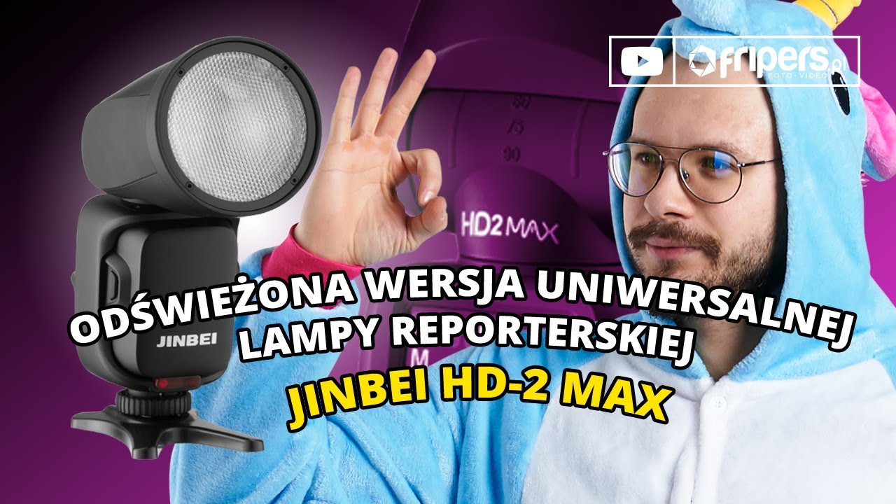 Kto jeszcze chce kupić idealną lampę reporteską? Jinbei HD-2 MAX