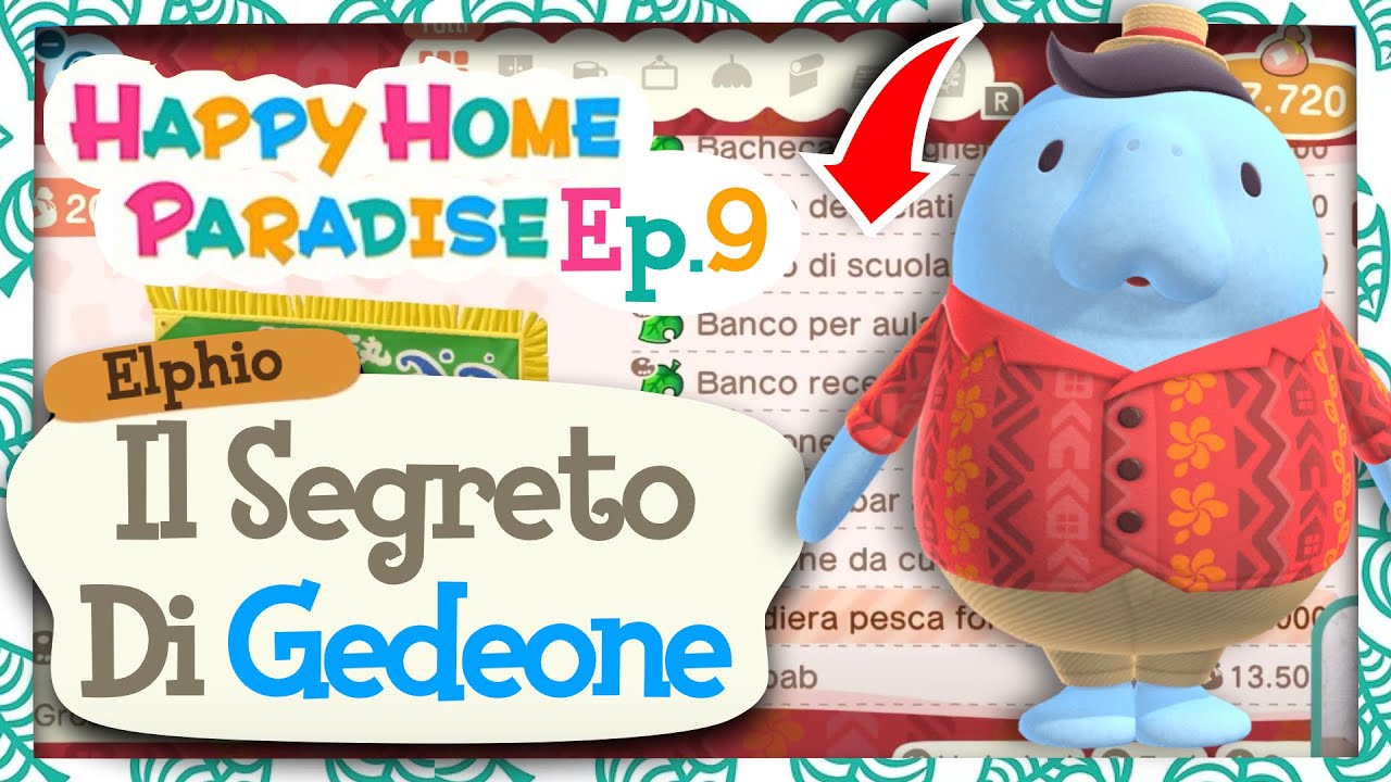 Ho Sbloccato il Negozio SEGRETO di GEDEONE su Animal Crossing Happy Home Paradise ITA