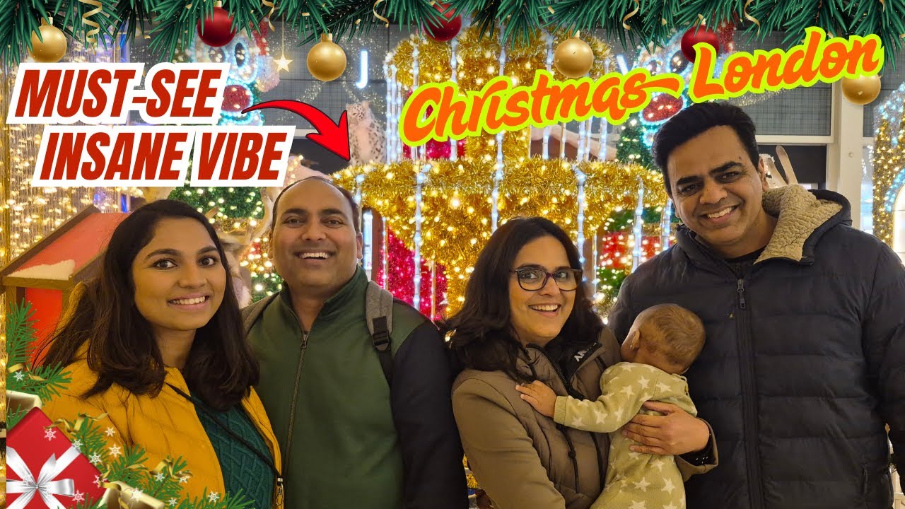 LONDON'S BEST CHRISTMAS LIGHTS! (Must-See 2025 Mall Tour) @globalhandaslife
