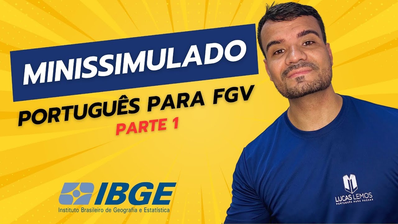 Minissimulado de Português IBGE | Teste seus conhecimentos agora | Parte 1