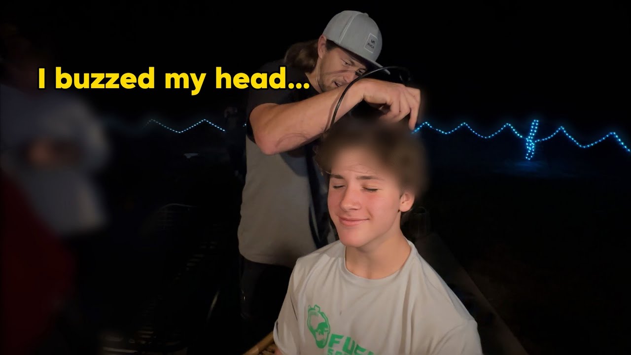 i shaved my hair off...