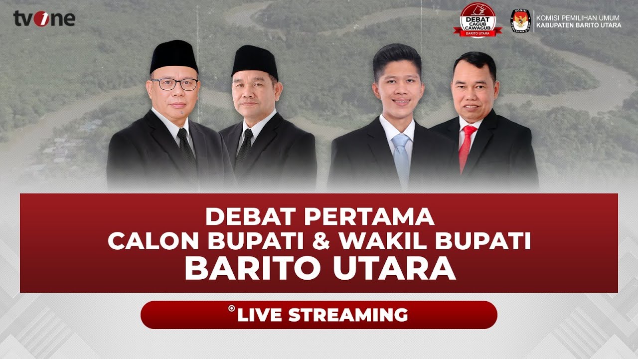 [LIVE] Debat Pertama Calon Bupati dan Wakil Bupati Barito Utara | tvOne