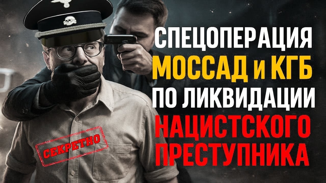 Спецоперация КГБ и МОССАД против Генерала СС стала ЛОВУШКОЙ! История предательства в высших кругах