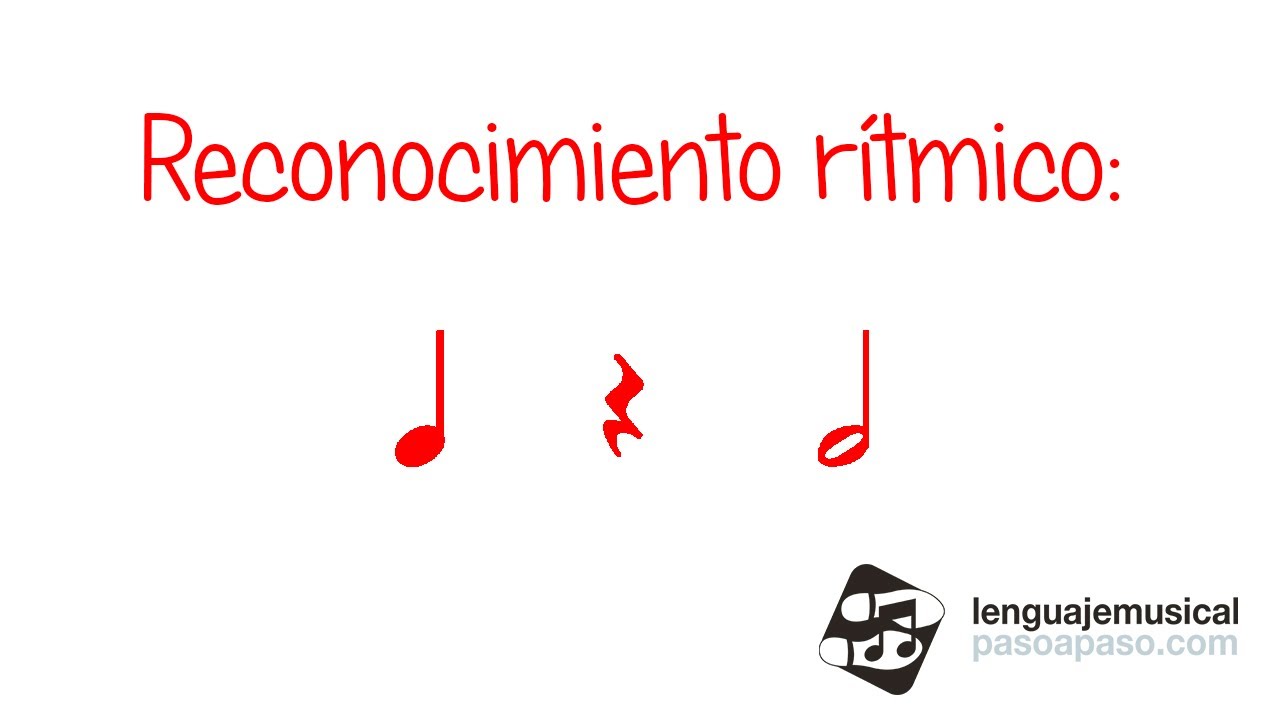 Reconocimiento rítmico: negra, silencio y blanca. Nivel 1. Unidad 1