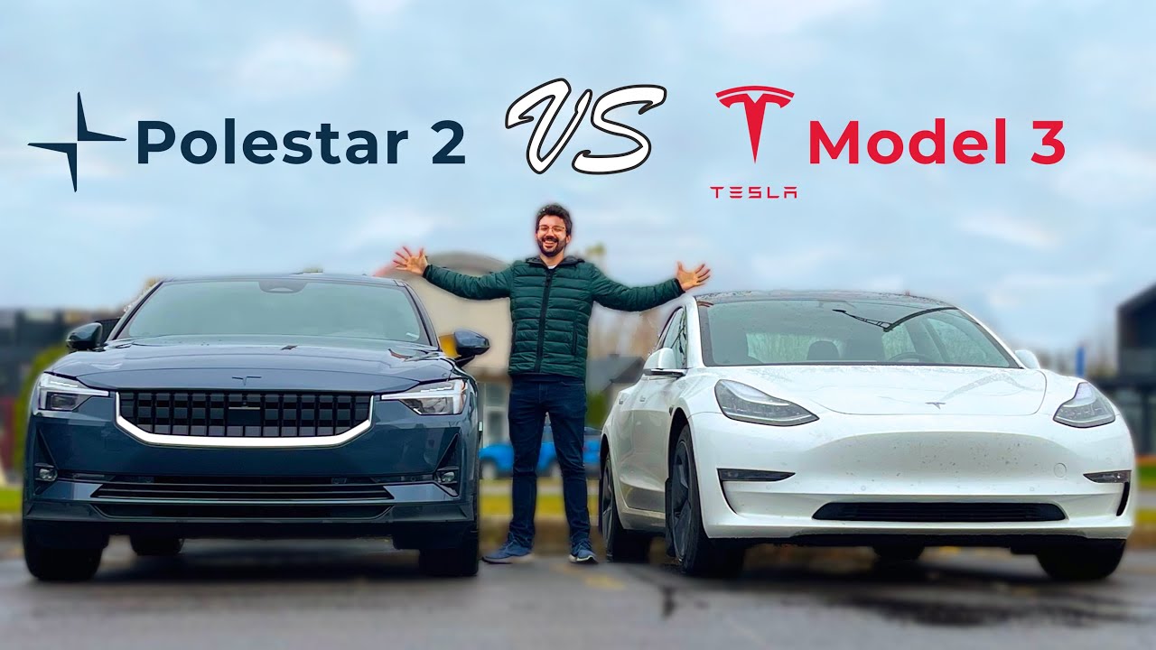 Polestar 2 vs Tesla Model 3 (performance + autonomie)