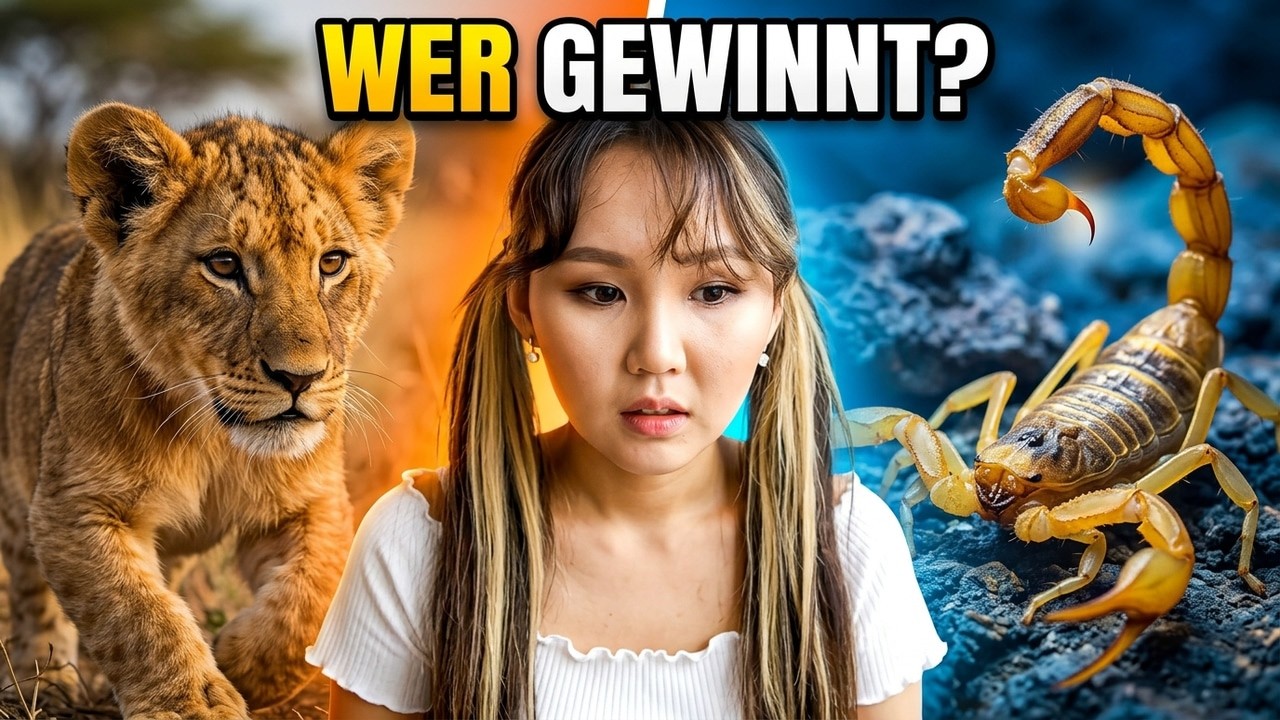 Giftiger Skorpion gegen einen jungen L&ouml;wen &ndash; Wer w&uuml;rde gewinnen? 🦂🦁