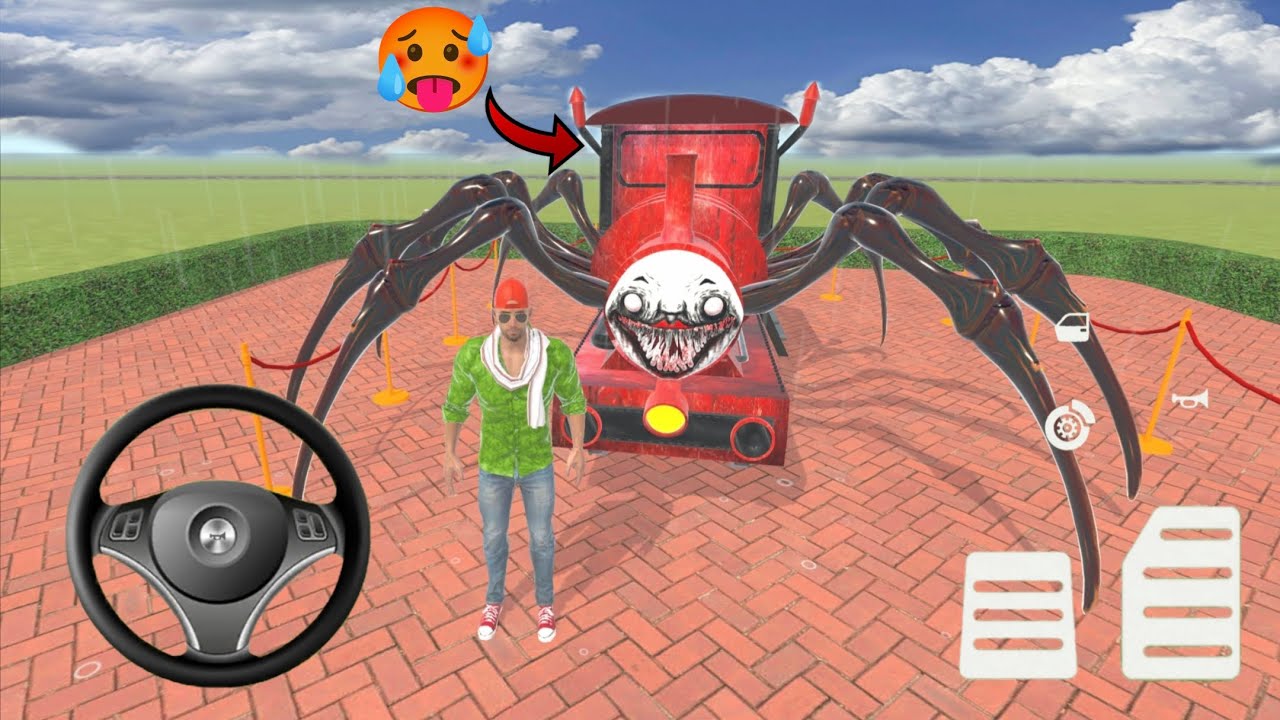 😱 Cho Cho Charles Part 2 New Monster Car in Indian Thief Aura Simulator & Indian Bike Driving 3D