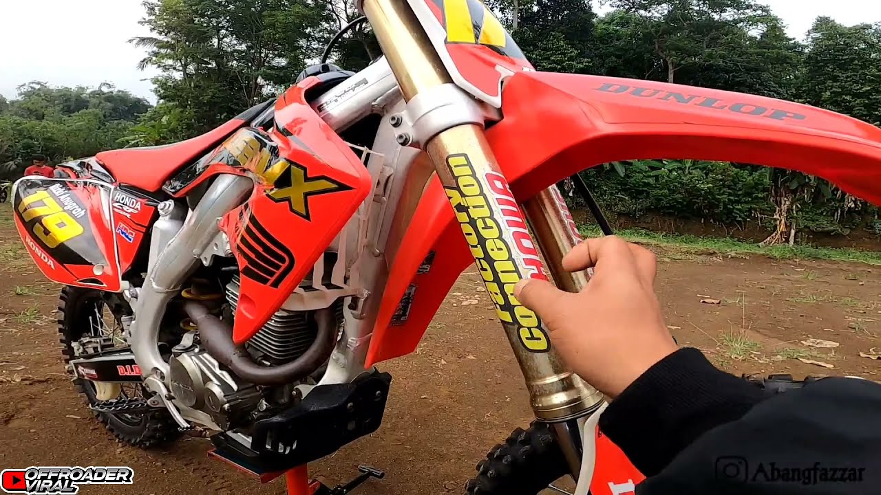 TRAIL MESIN TIGER PALING MEWAH || REVIEW TRAIL TIGER PAKE KAKI CRF450R BUIL UP