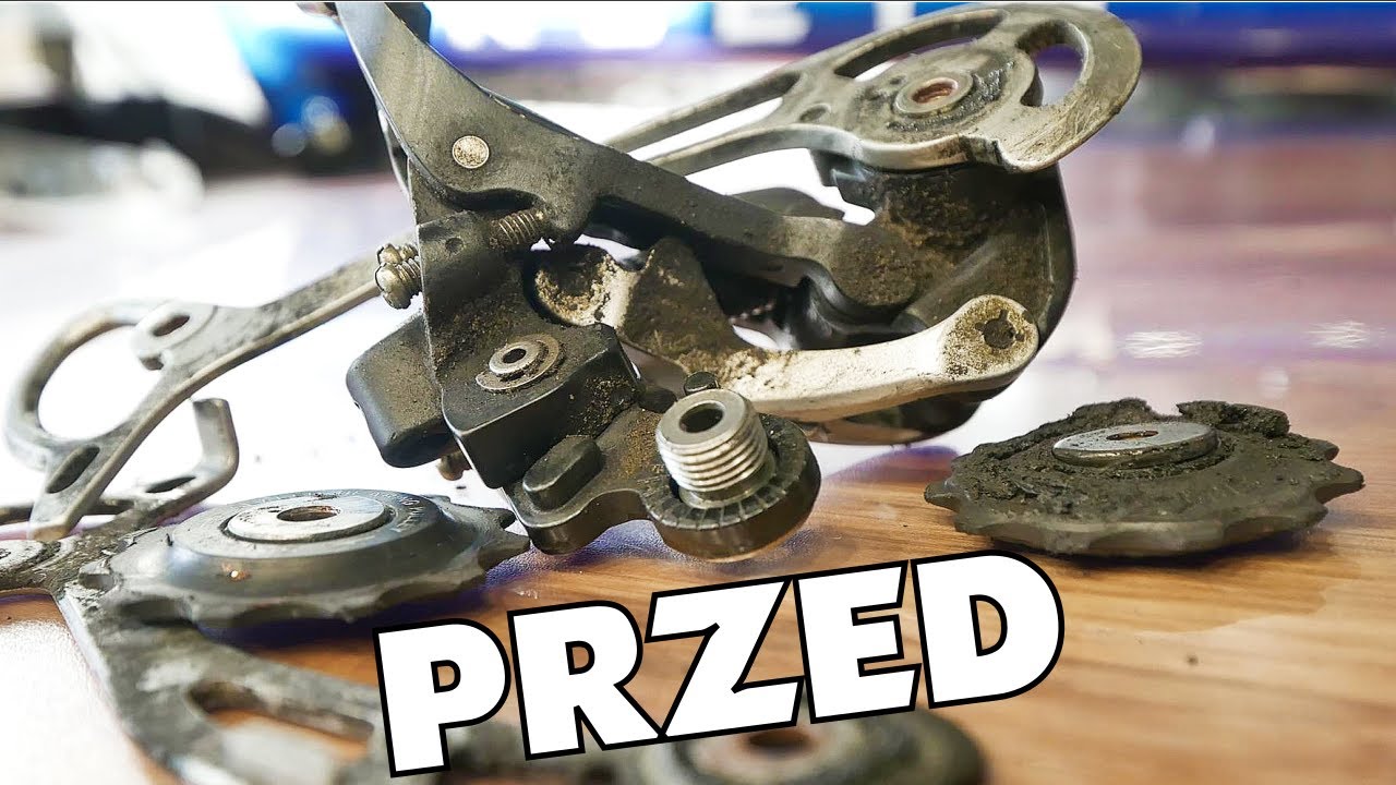 Była zajechana... Odnawiamy starą przerzutkę Shimano XT M-772.