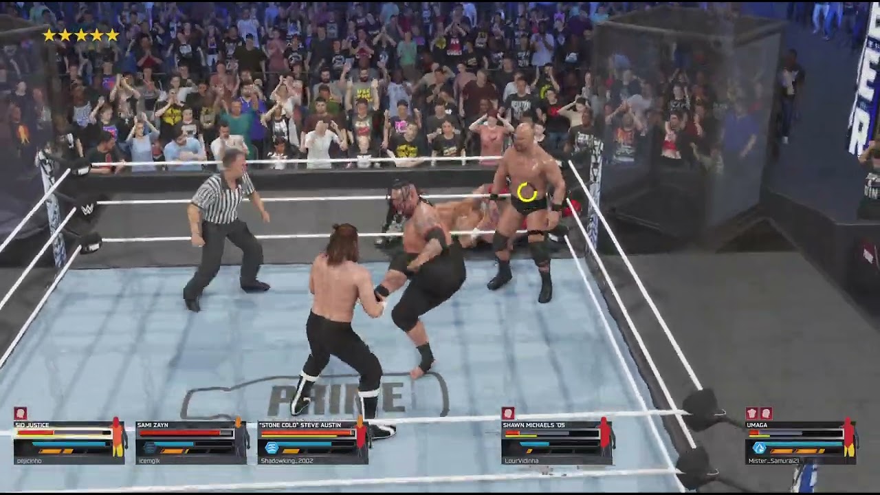 WWE 2K25_ online sid justice