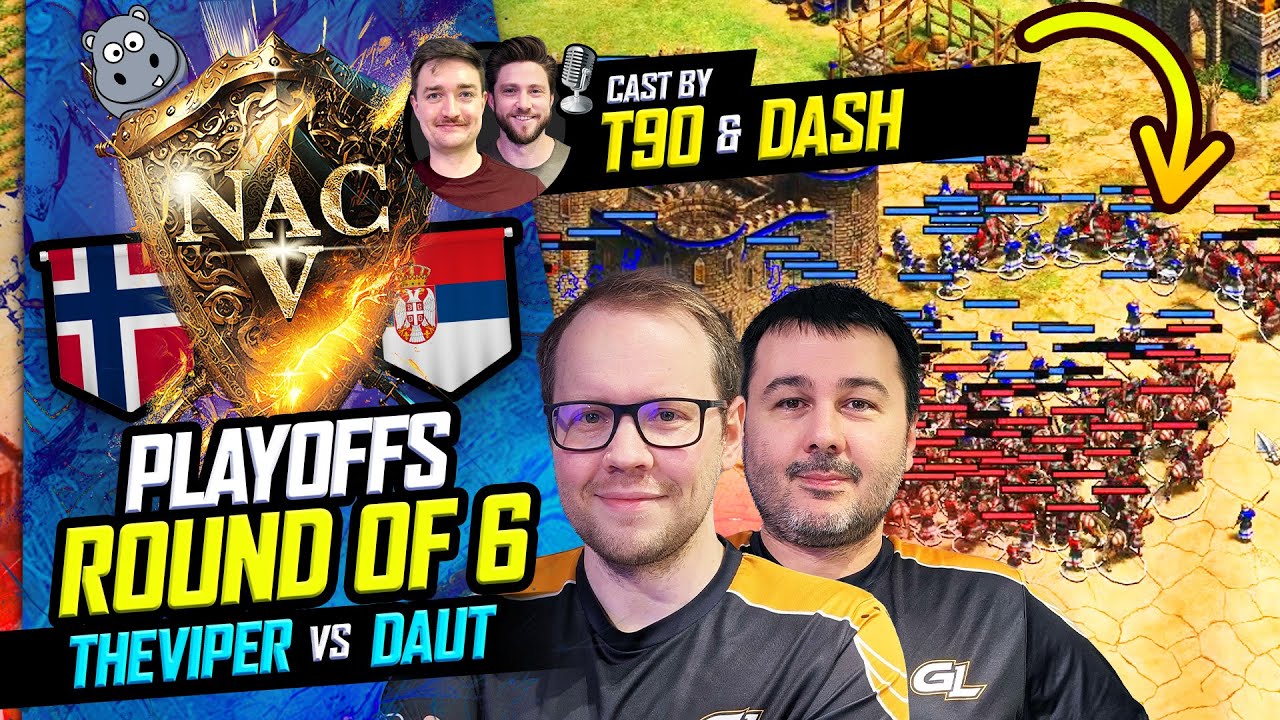 NAC 5 | TheViper vs DauT - Round of 6 with T90 & Dash