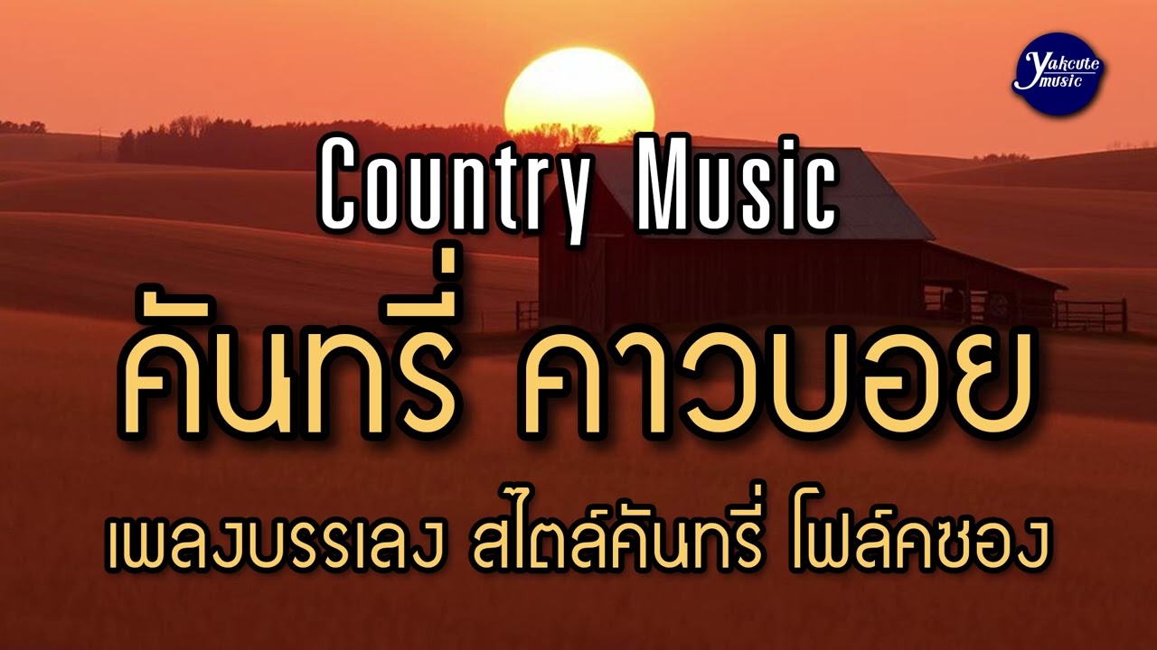 Country Music No.1 | คันทรี่ คาวบอย (เพลงบรรเลง สไตล์คันทรี่ โฟล์คซอง) (Longplay ฟังยาวๆ 5 ชม.)