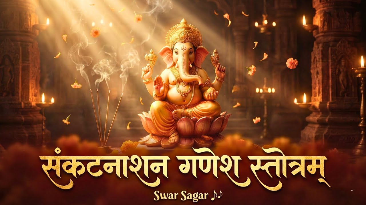 🔱 Sankat Nashan Ganesh Stotram | Powerful Ganpati Stotra for Success & Peace