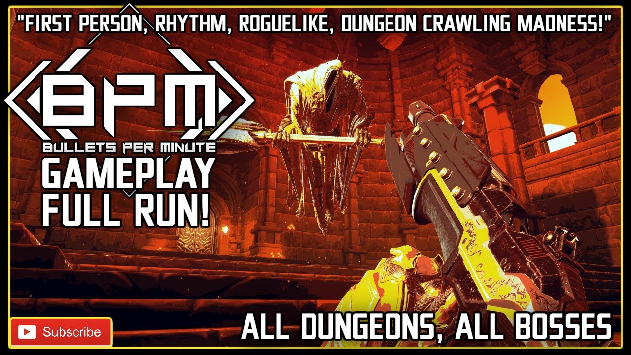 BPM Gameplay Complete Run // BPM All Levels Gameplay // BPM All Bosses Gameplay / Bullets Per Minute