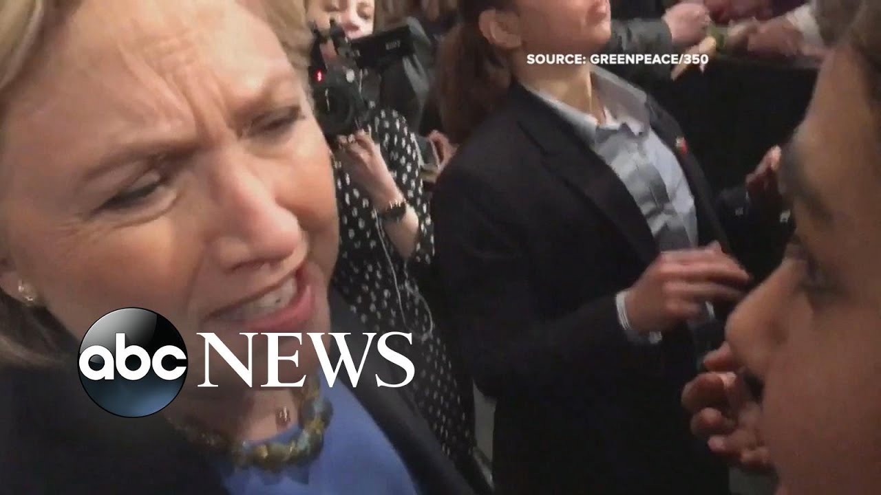 Hillary Clinton Loses Temper With Greenpeace Activist