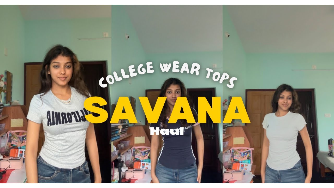 Savana College Tops Haul 💛Everyday Fits