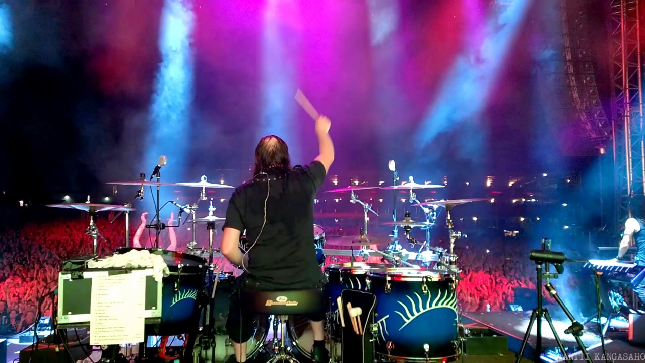 Kai Hahto Nightwish Drumcam 'Weak Fantasy' / 20.8.2016 Himos,Finland