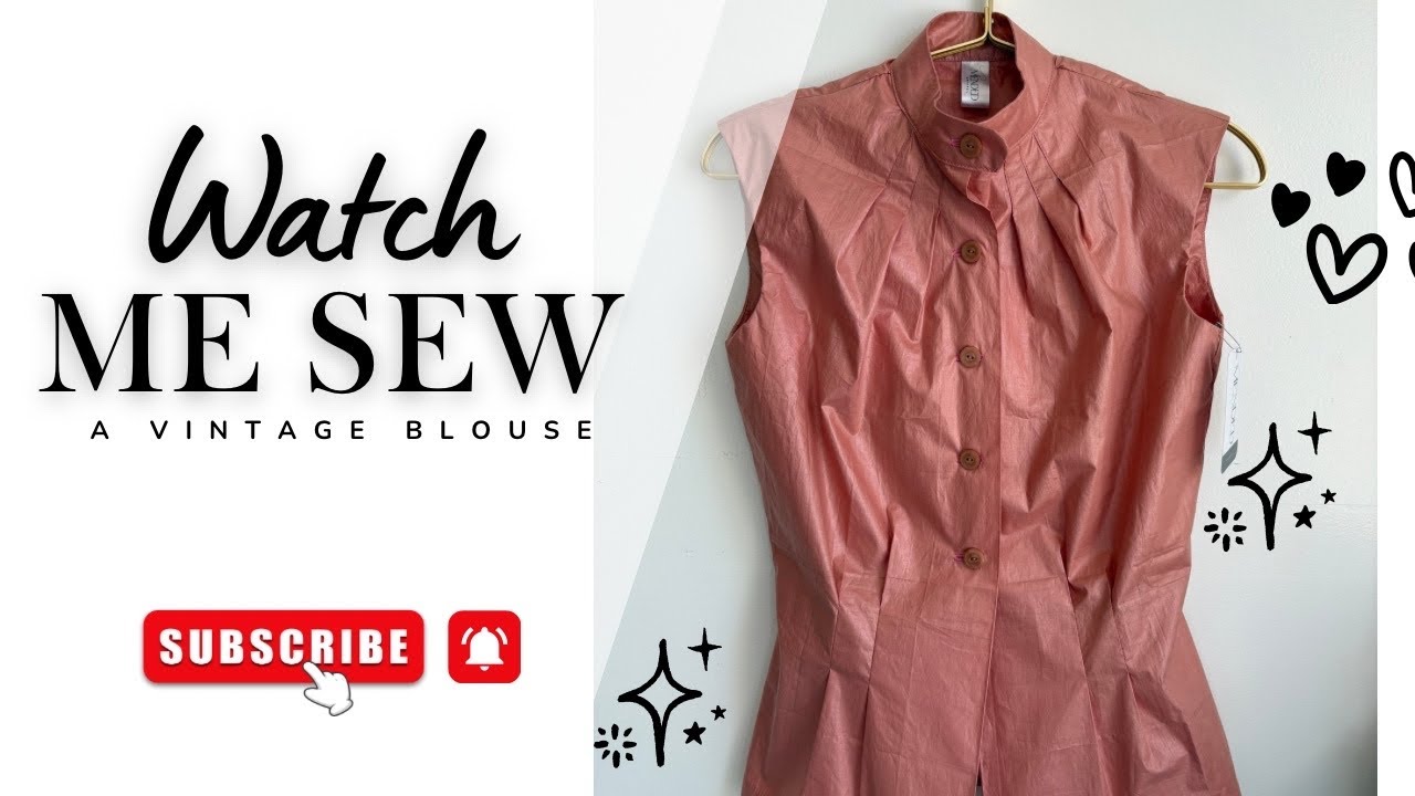 Watch Me Sew A 1950s Blouse!