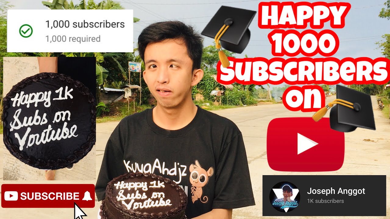 HAPPY 1000 SUBSCRIBERS 🎉 (06.26.2020 @ 1:25 AM) | Joseph Anggot