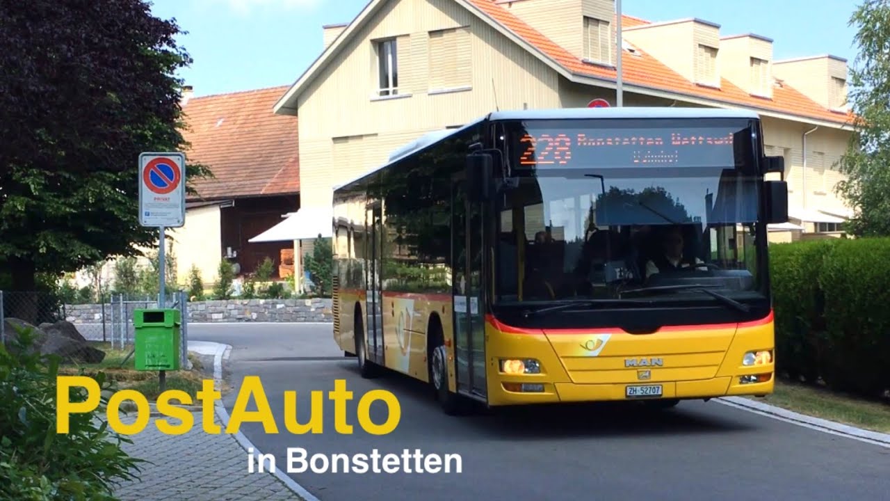 PostAuto Verkehr in Bonstetten