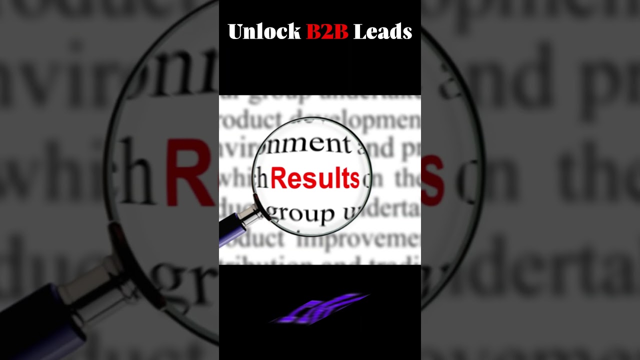 Unlock B2B Leads #unlock #b2bleads #leadgeneration #huntmeleads