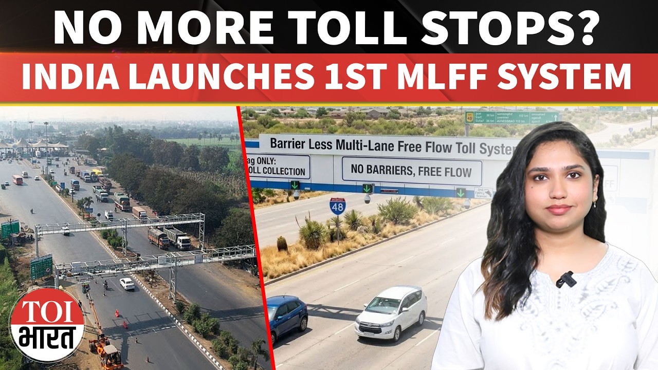 No More Toll Plazas? India Launches First Barrier-Less MLFF System | Explained | Nitin Gadkari
