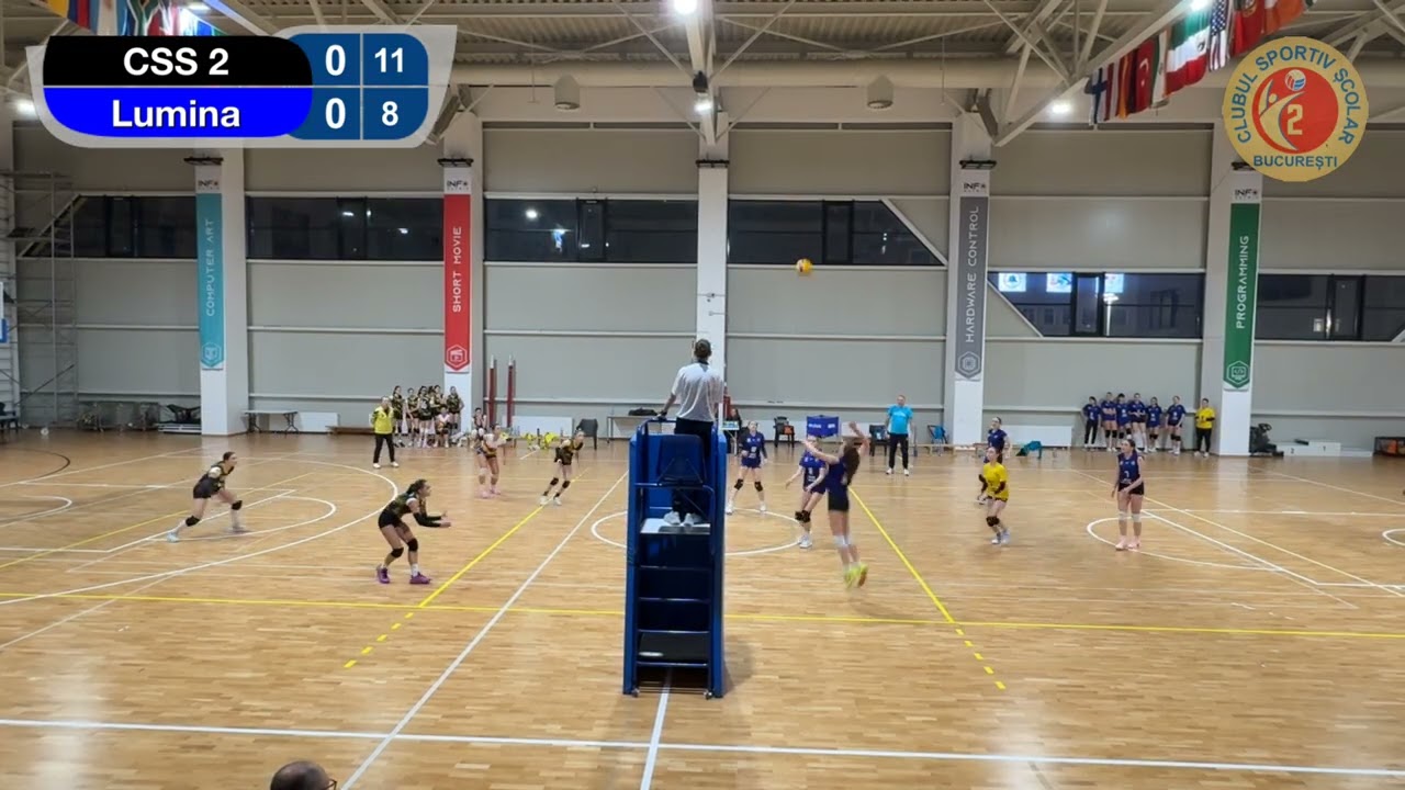 4K / Volei feminin U17 / Campionat Municipal Open 25/26 / CSS 2 - Lumina Wolves / Set 1