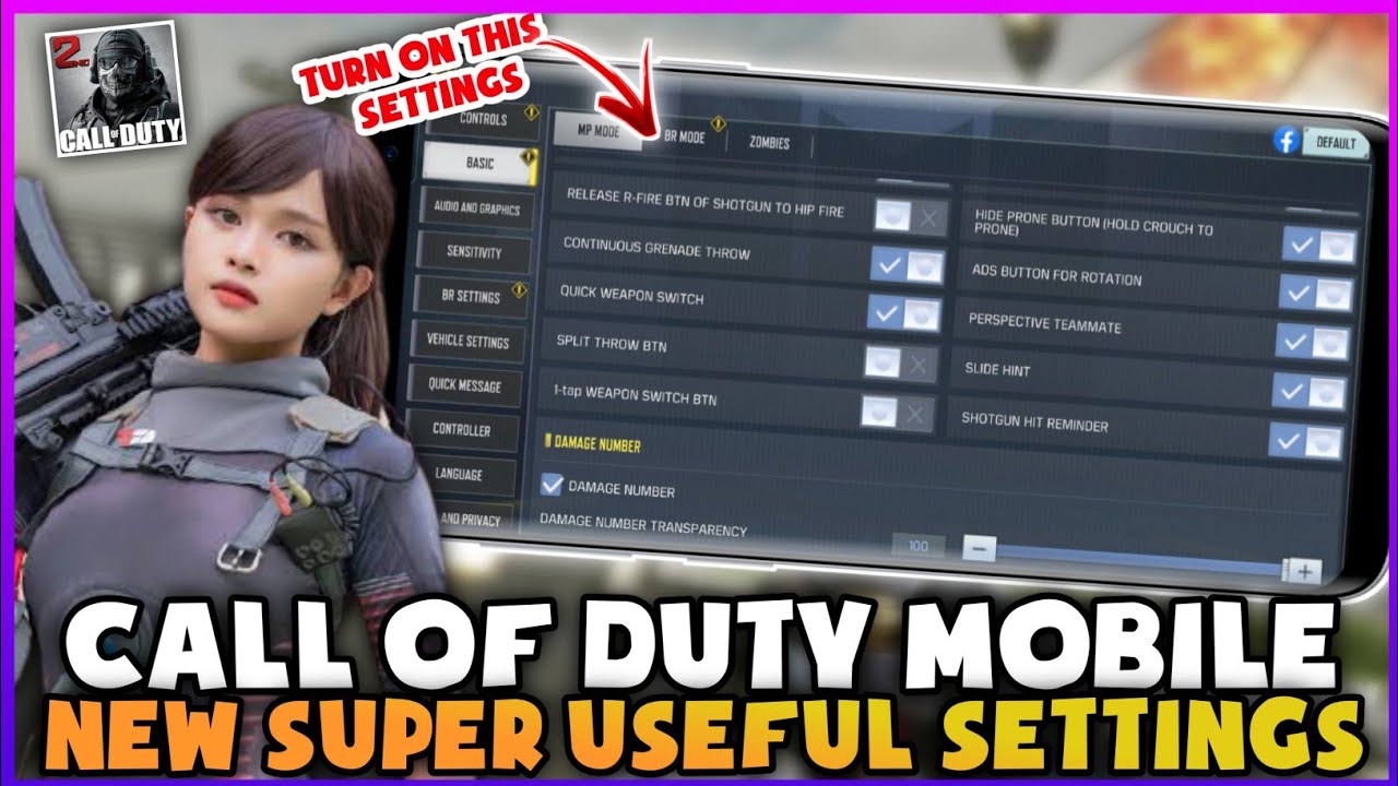 Mga Best And Useful Settings Sa Call Of Duty Mobile Na Dapat Magamit Mo Ngayon!!