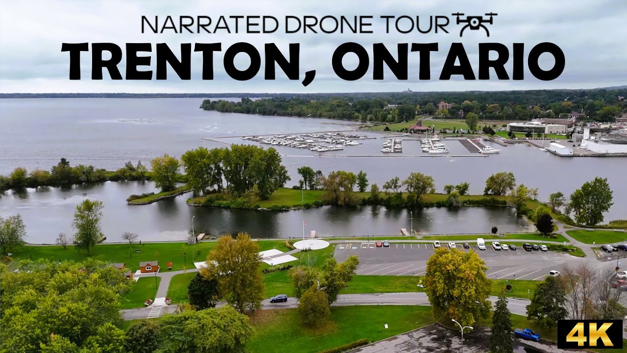 Trenton, Ontario 4K Drone Views | DJI Mini 4 Pro Flyover &ndash; Stunning Waterfront & Scenery!
