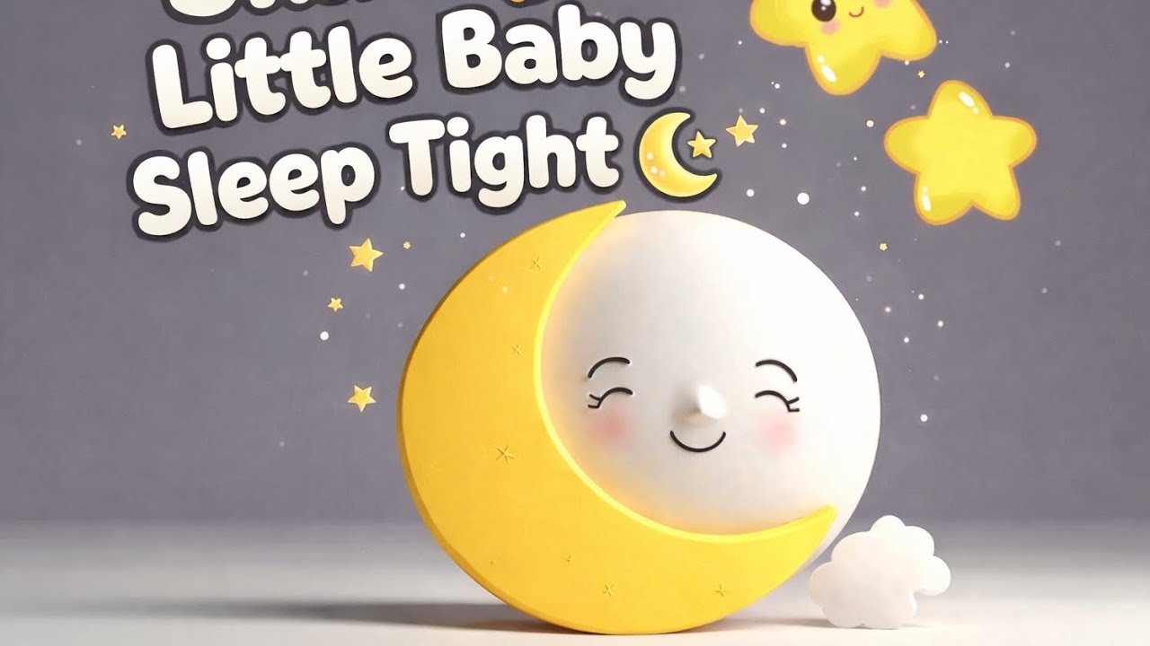 Sleep Tight Little Baby | Gentle Lullaby for Deep Sleep & Sweet Dreams #babysleepmusic #babylullaby 