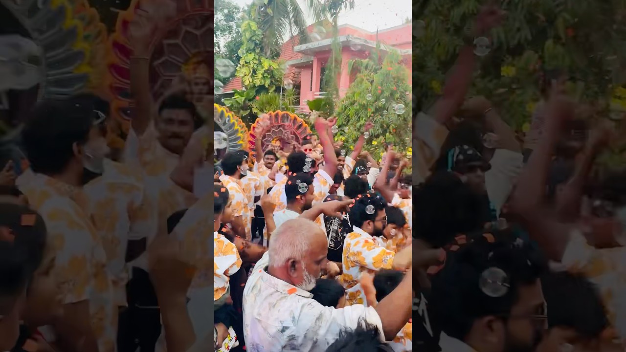 അമ്പലക്കാട് പൂരം 🥰😍#shorts#shortsfeed#youtubeshorts#pooramvibe#familyfun#shorysvideo#fun