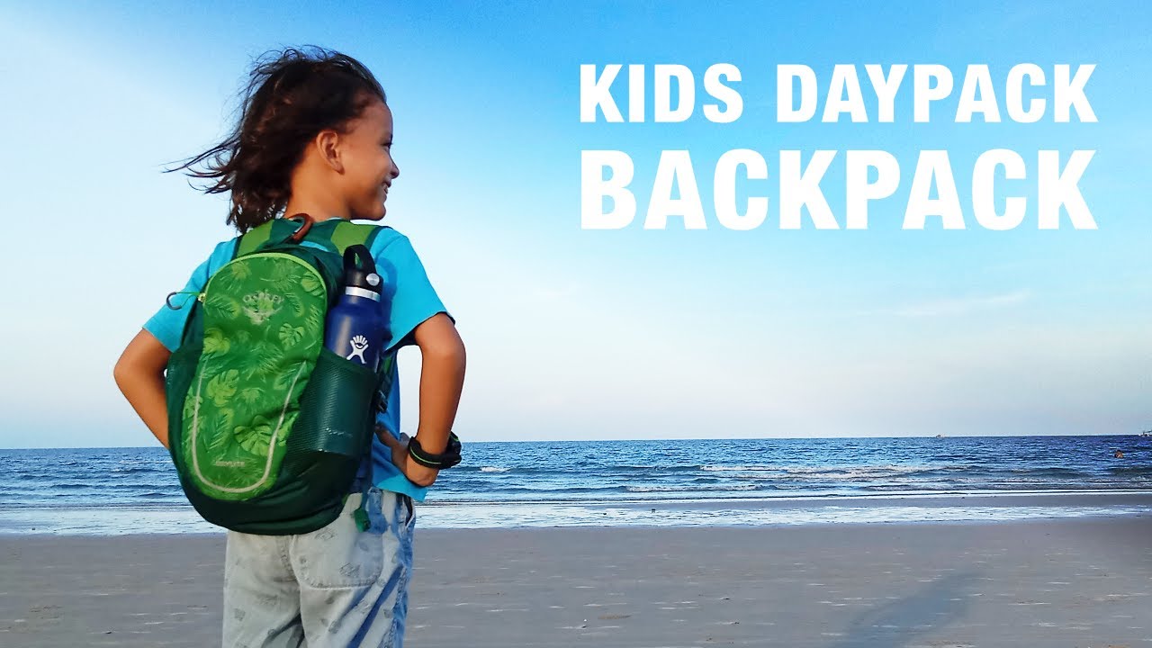 Kid's Daypack Backpack ESSENTIALS GEAR LIST for Day Hikes, Travel, Airplane