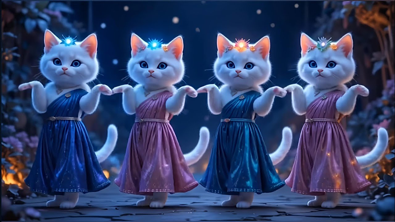 बिल्ली डांस | Cutest Cat videos funny dance🤣💃Dance Videos for cats 