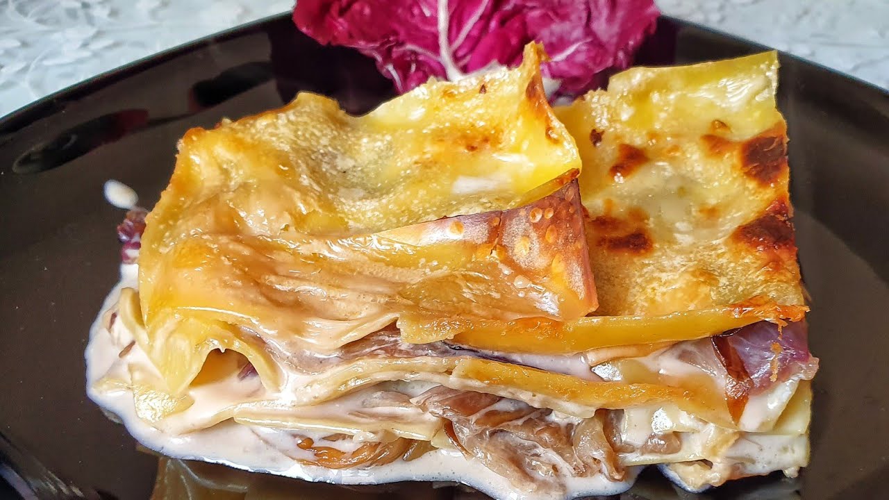 Lasagne al Radicchio e Scamorza Affumicata