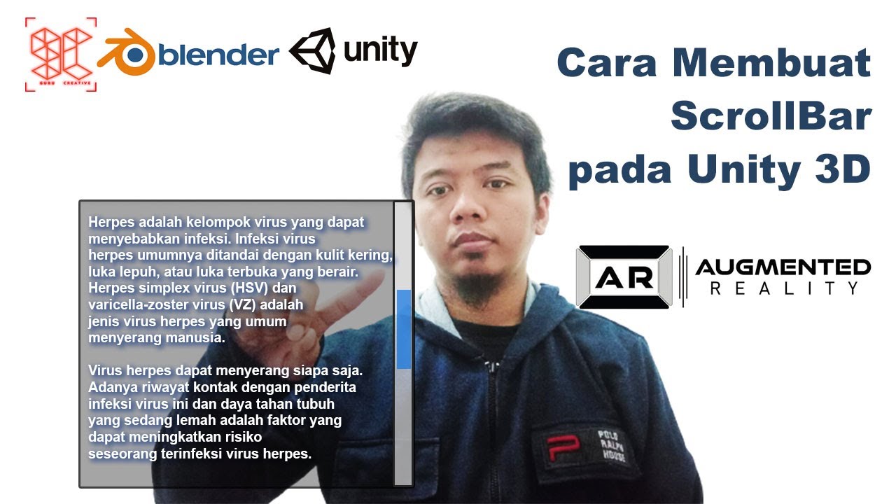 Cara Membuat ScrollBar Augmented Reality pada Unity3D