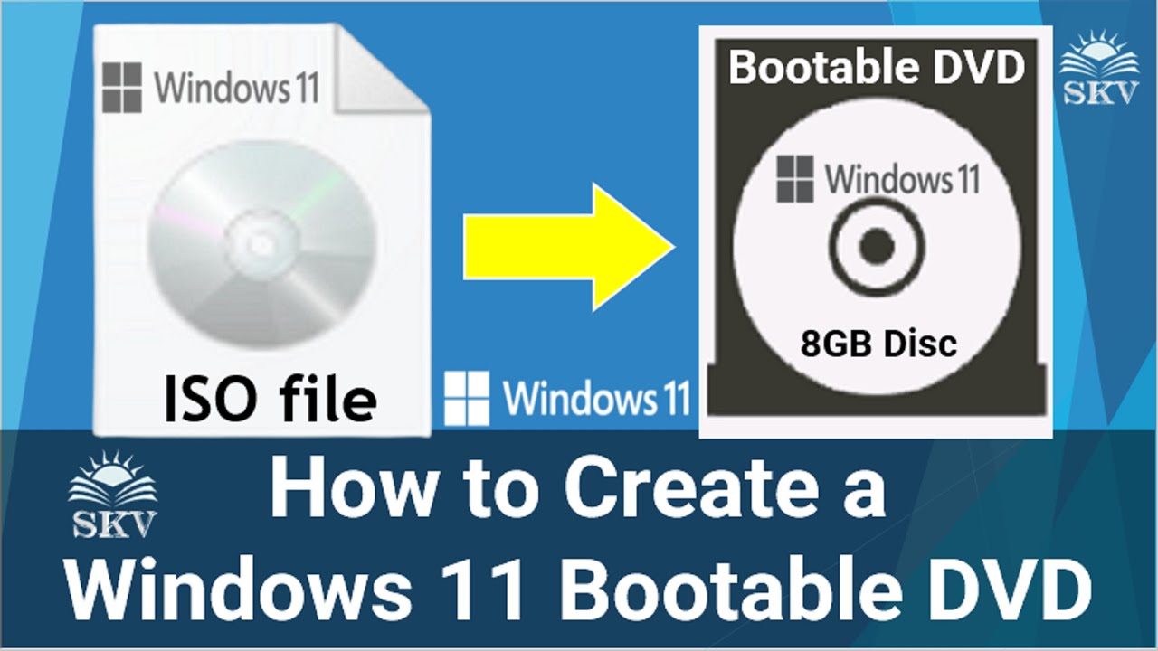 How to Create a Windows 11 Bootable DVD Without any Software (Full Guide) | Windows 11 Bootable DVD