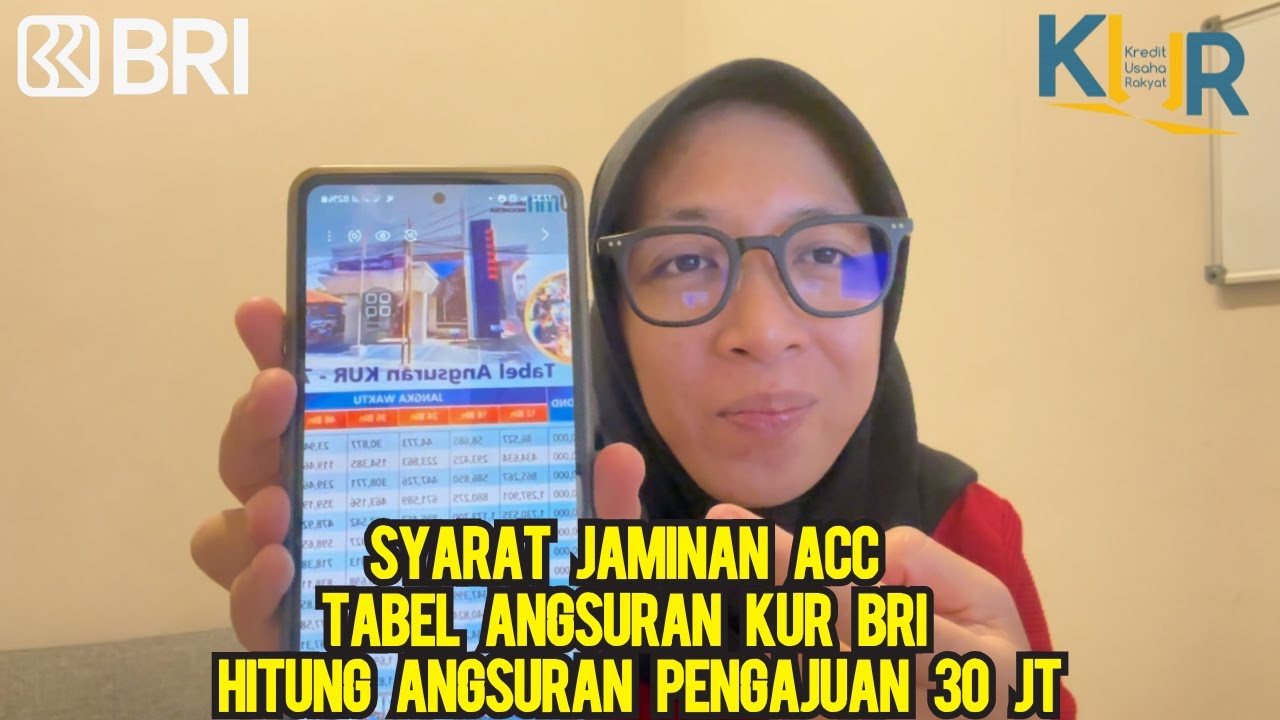 TABEL PINJAMAN KUR BRI 2025 | BROSUR KUR BRI 2025 | SYARAT KUR BRI 2025 | KUR BRI | PINJAMAN BRI