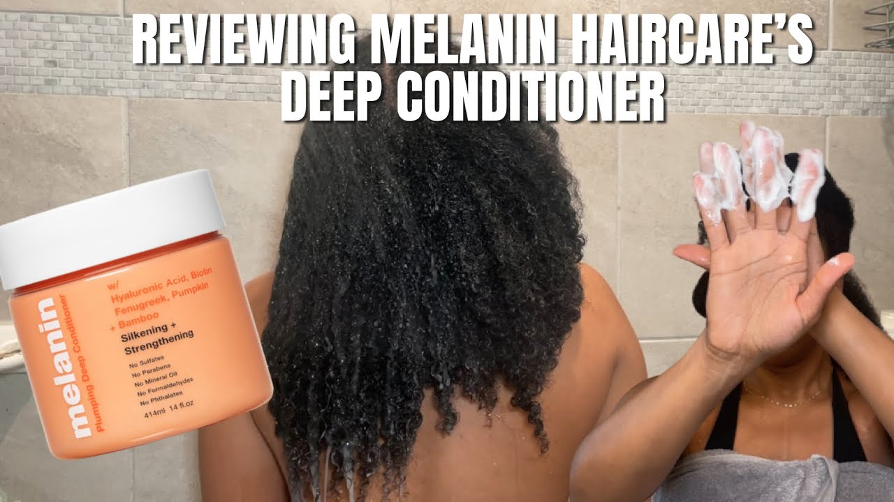Melanin Haircare PLUMPING deep conditioner Honest Demo & REVIEW | Natural Hair