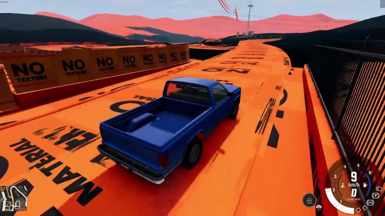 how to fix no texture map in beamng
