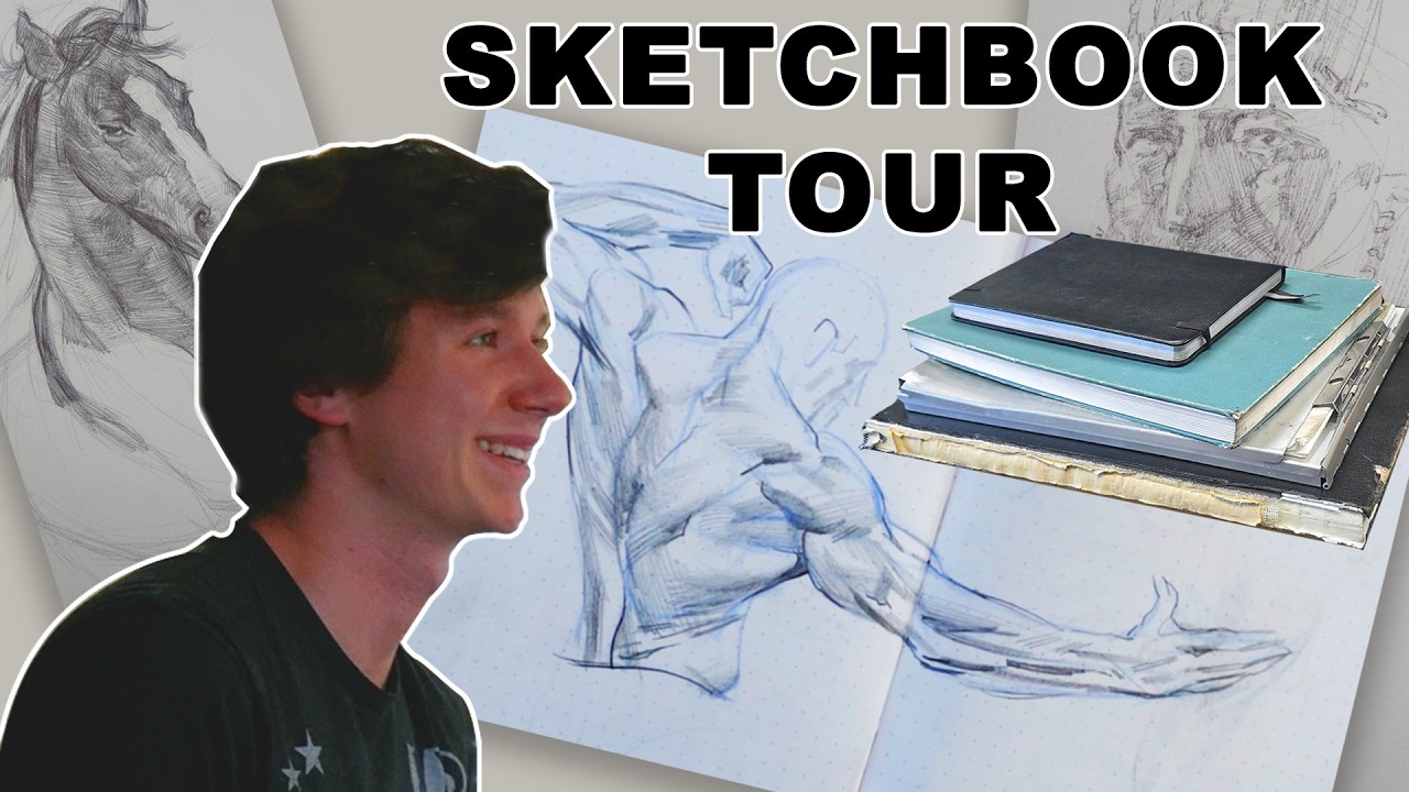 Six years of sketchbooking ft. Evan Collene