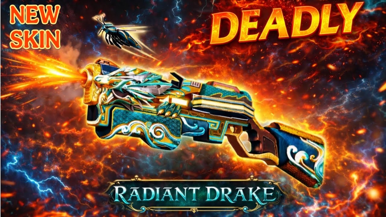 I collect dead target gun new skin RADIANT DRAKE #deadtarget #gaming 