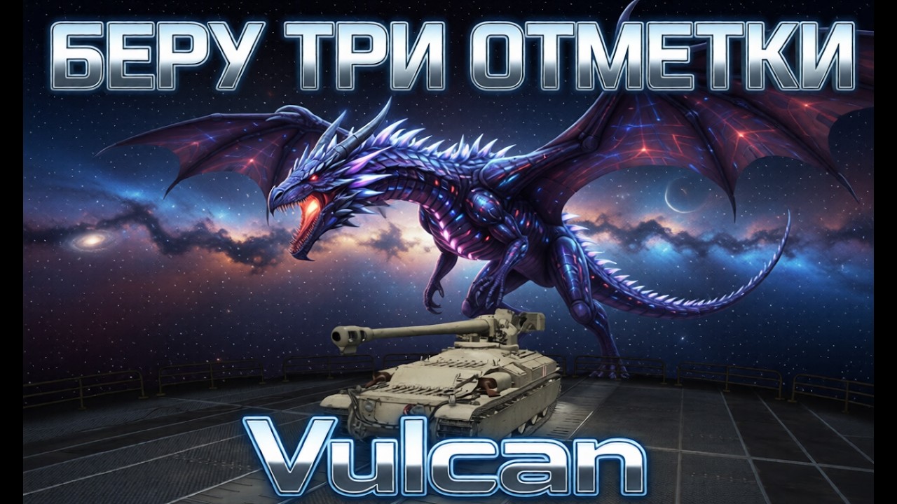 🐉🔥VULCAN → 3 ОТМЕТКИ, 0% → ПЕРВЫЕ БОИ → ЗАКАЗ ОТ Lex_MAV №1🔥🐉